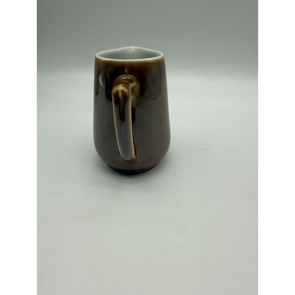 π΄ vintage Fraunfelter Ohio USA creamer in lustre brown, marked with "#292". - Picture 3 of 8